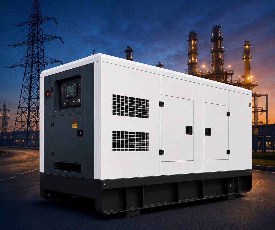 Silent industrial diesel generator for homes, businesses, and industries in Pakistan